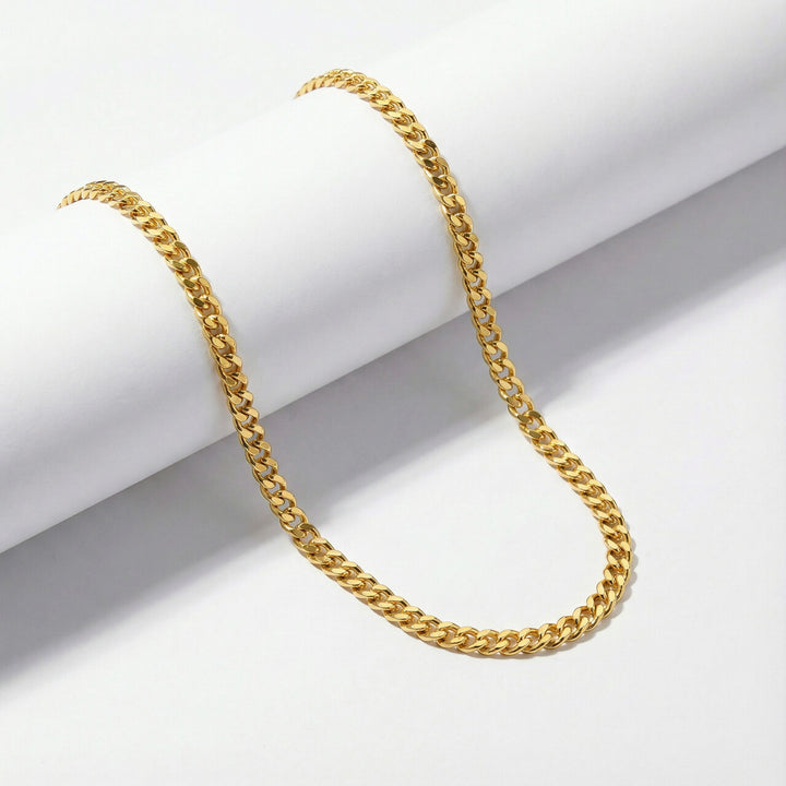 Rounded Link Statement Chain for Men – PALMONAS