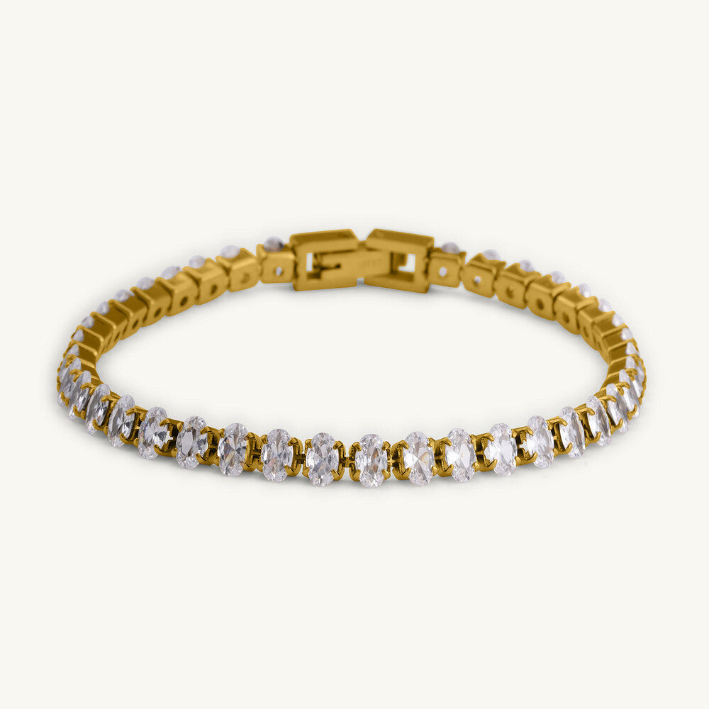 Premium Oval Diamond Bracelet