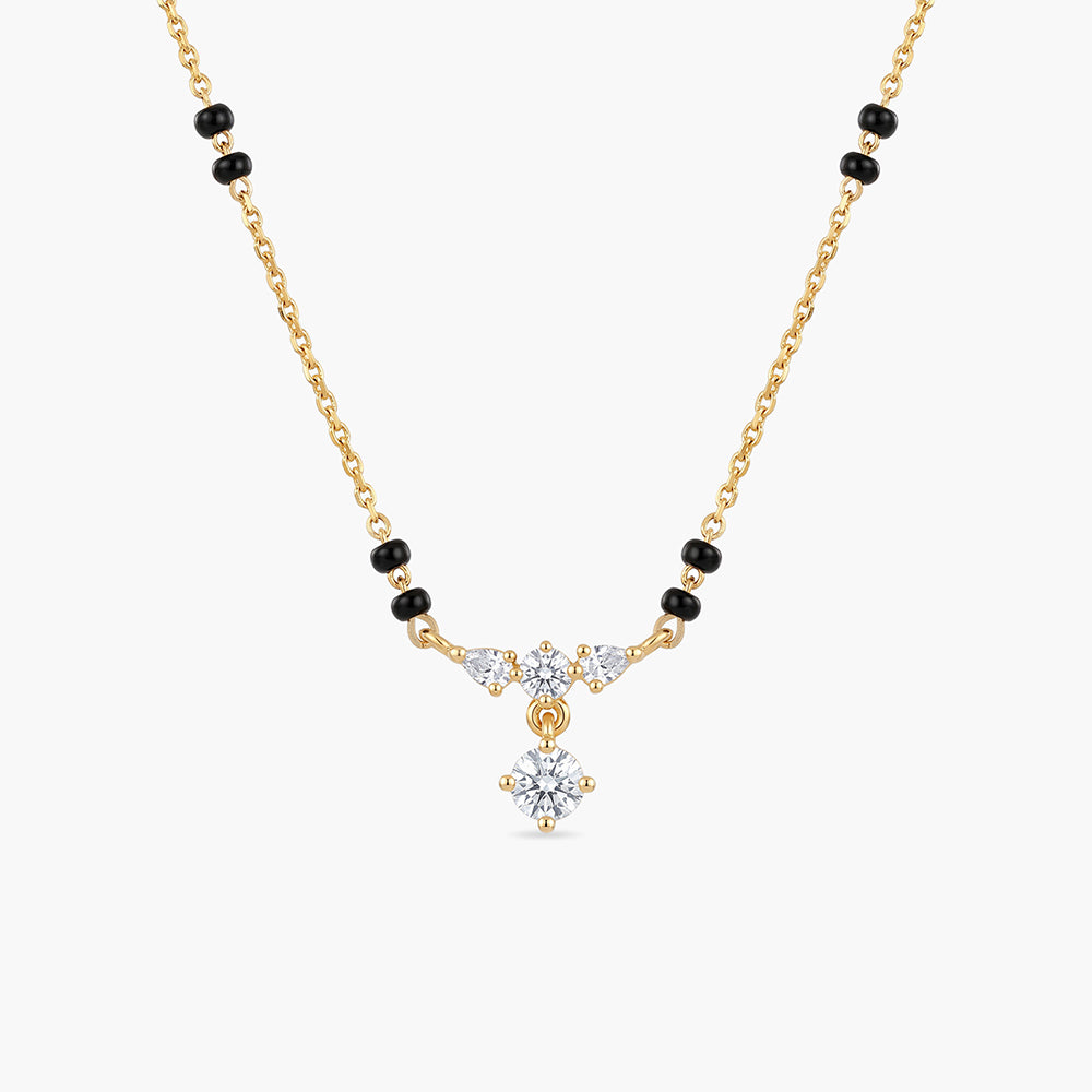 Pearl Drop 925 Sterling Silver Mangalsutra