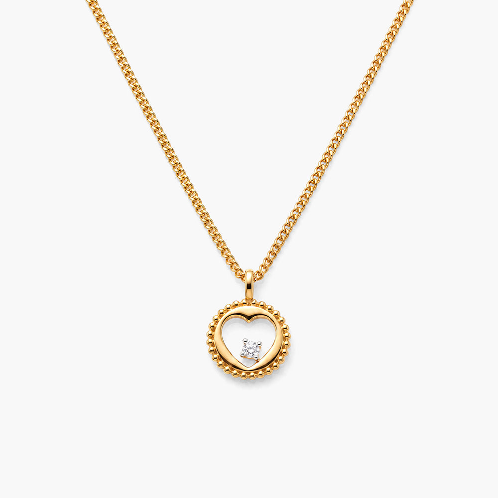 Halo Orbit 925 Sterling Silver Pendant Necklace