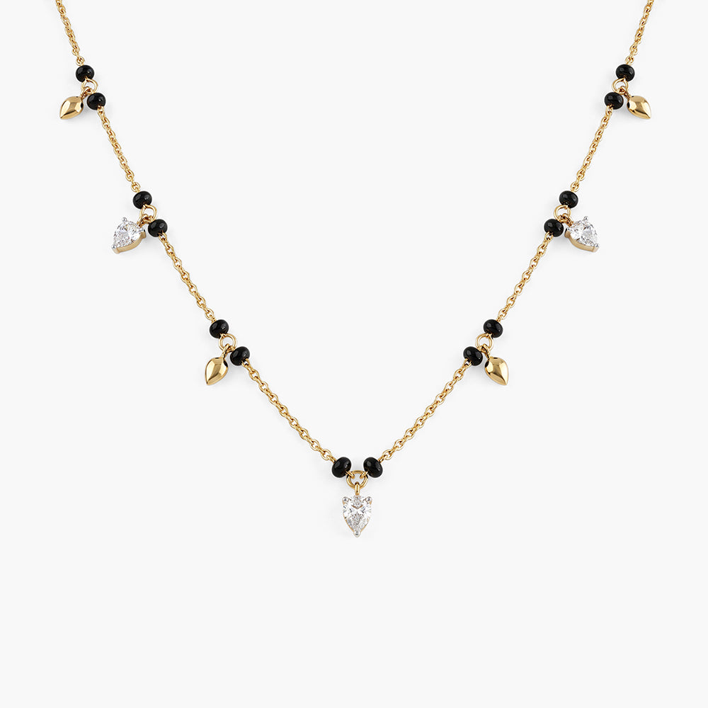 Crystal Station 925 Sterling Silver Mangalsutra