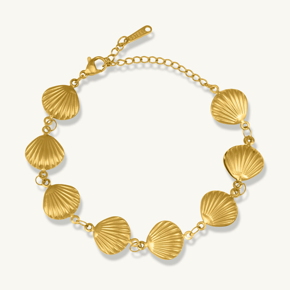 Seashell Drop Bracelet