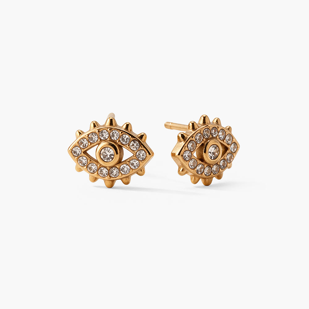Dazzling Crystal Cluster Stud Earrings