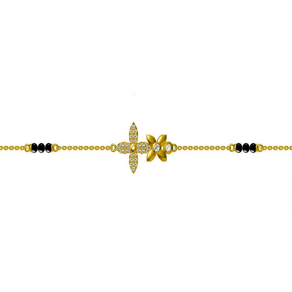 Manasvini Mangalsutra Bracelet | 18K Gold Vermeil