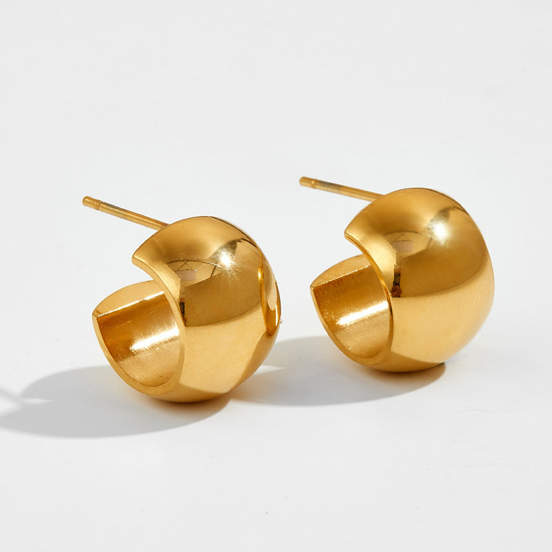 Classic C Hoop Earrings