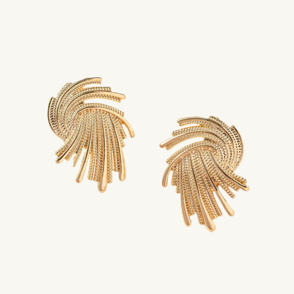 Whirlwind Gold Earrings