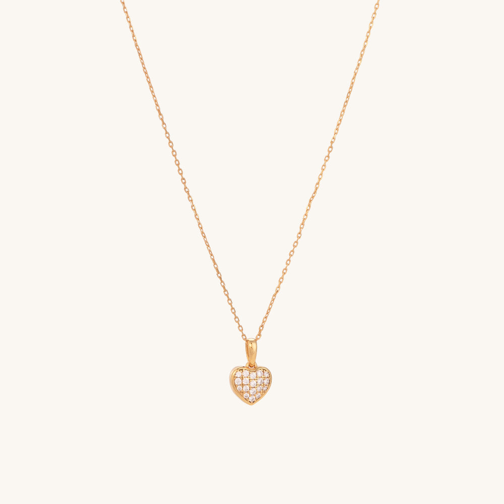 05 ct. t.w. Diamond Heart Necklace in 14k Pink Gold | BJ's Wholesale Club