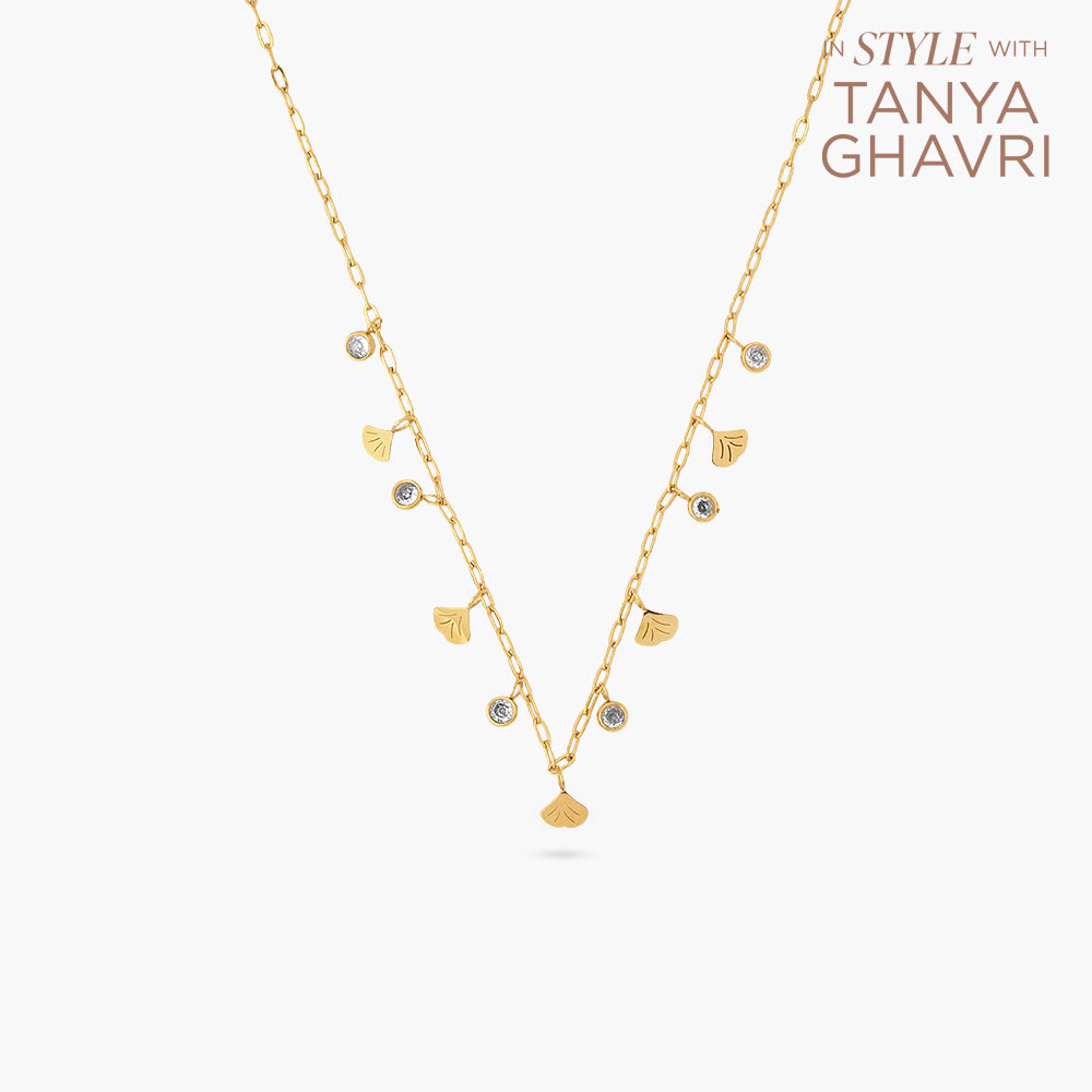 Charm Drop Station Necklace
