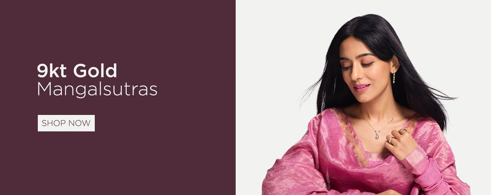 9KT Gold Mangalsutras Banner