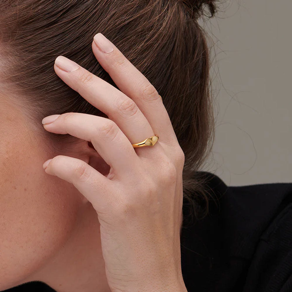 Rose Gold Lovie Dovie Stackable Rings – GIVA Jewellery