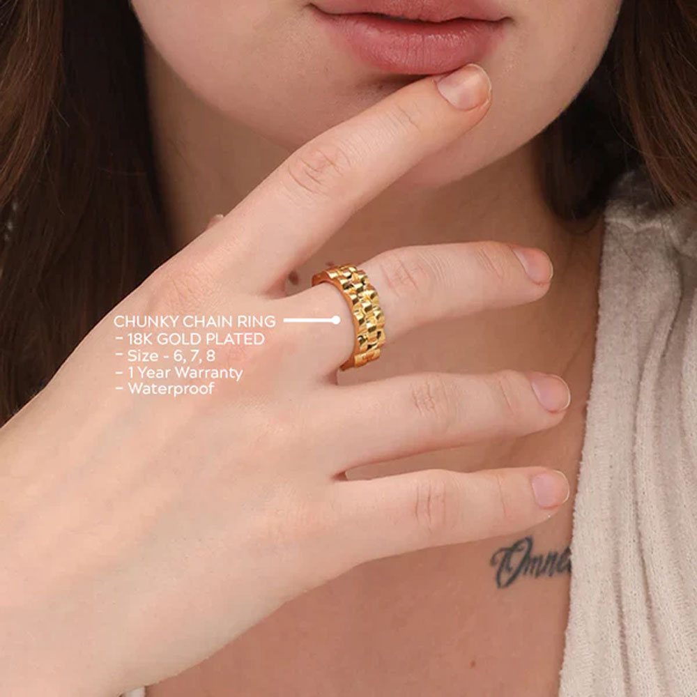 Chunky Chain Ring - view 5