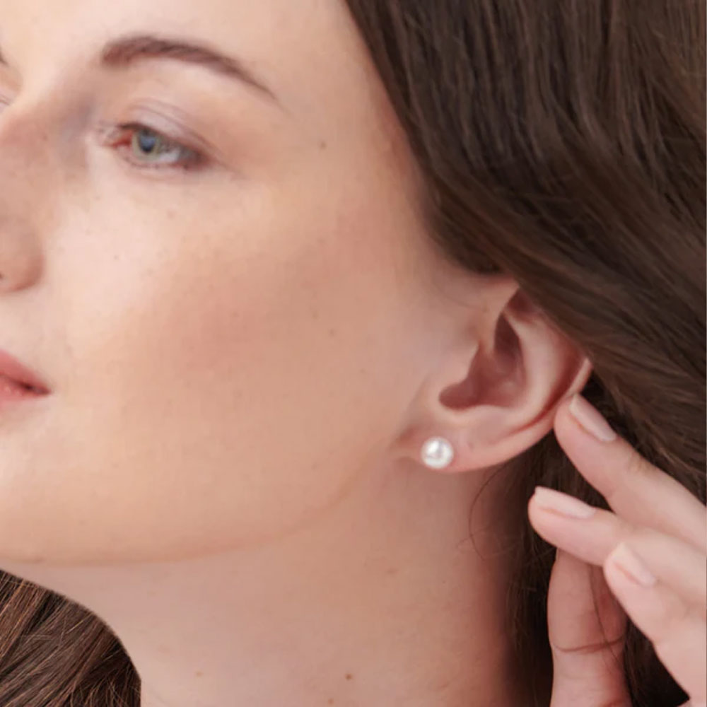Classic Pearl Stud Earrings
