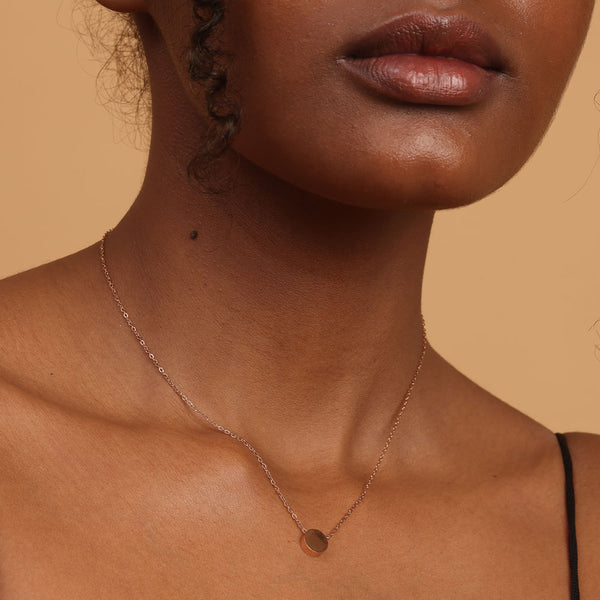 Minimalist Round Necklace - Image 1