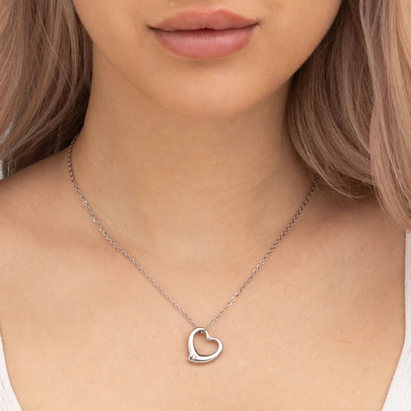 Heart Outline Necklace - Image 1
