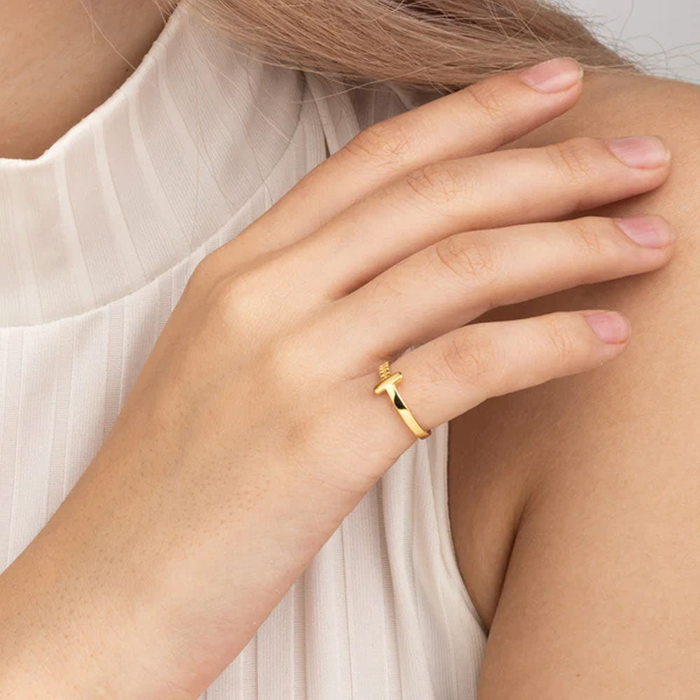 Pearl Ring in Gold | 22k Hallmark Gold Jewelry Online GLR 047