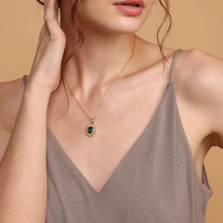 Shop Green Sapphire and Diamond Halo Pendant | 18K Gold Plated Palmonas-5

Gold plated pendant,Simple pendant necklace,Statement pendant necklace,Pendant set for women,Silver necklace,Silver chain necklace,Silver plated necklace,Silver jewelry necklace