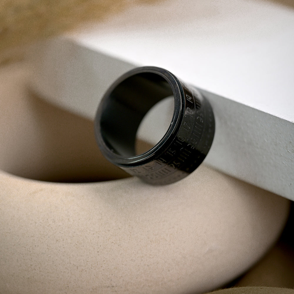 Arabic Numerals Punk Men's Ring - view 3