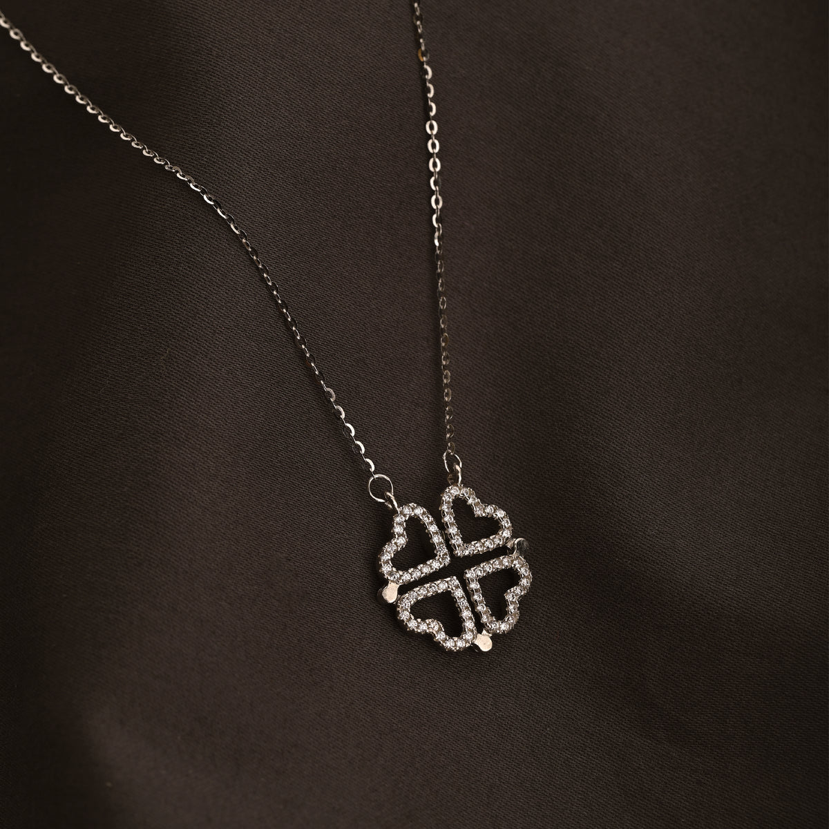 Clover Heart Necklace